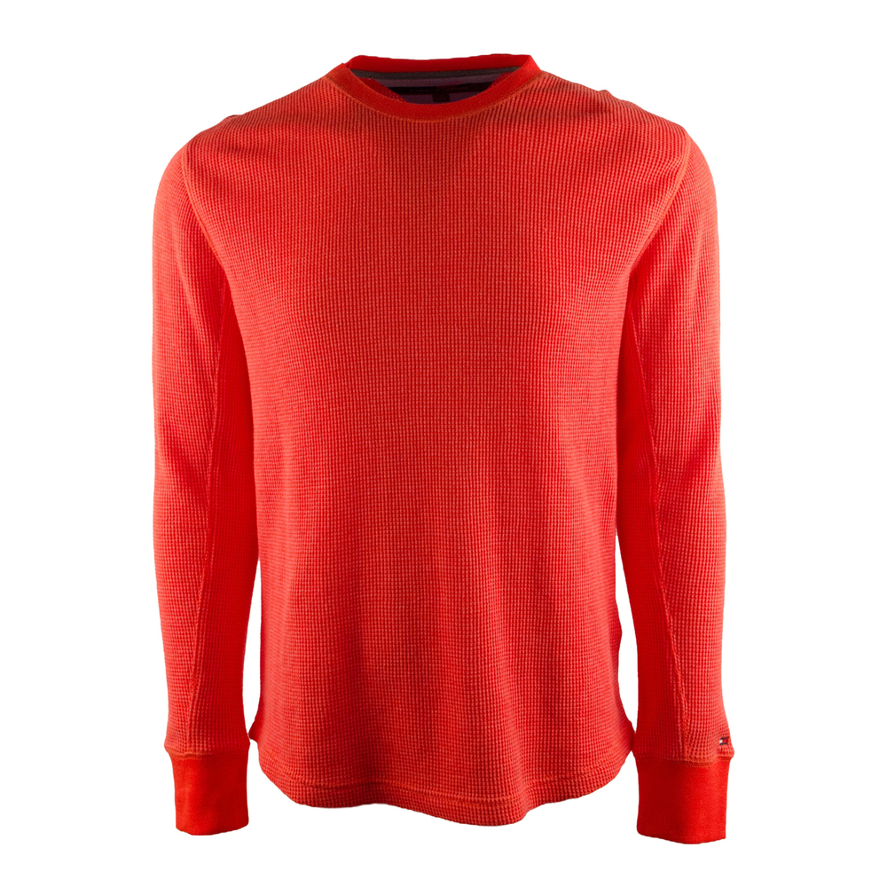 NWT Tommy Hilfiger Men's Waffle Style Long Sleeve Shirt-PR-S $69